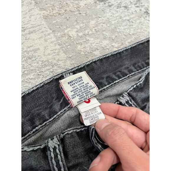 True Religion Billy Bootcut Giant Big T Y2K Jeans - Picture 6 of 6